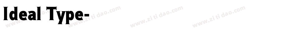 Ideal Type字体转换